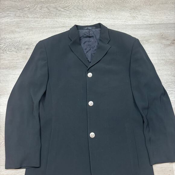 Japan Rynshu Maji Masatomo Runway Blazer Jacket Silver Latch Buttons Large - Picture 2 of 12